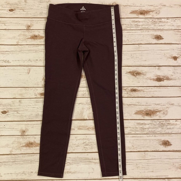 Prana Plum Purple Leggings Large - Picture 6 of 9